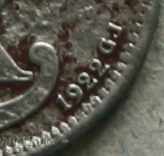 Аукцион 10 оре 1922 Дания  -много рядка