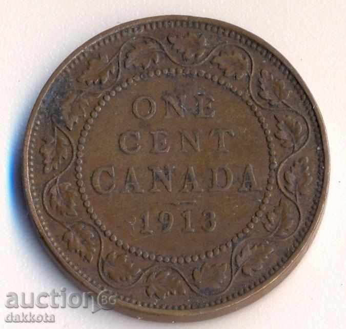 Canada 1 cent 1913
