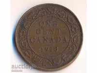 Канада 1 цент 1913 година