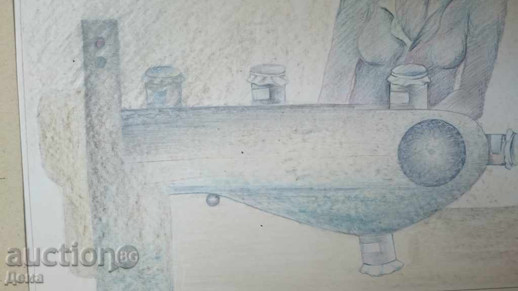 Pencho Penchev, Drawing 1984 - 6 Pencho Penchev, Drawing 1984 - 6