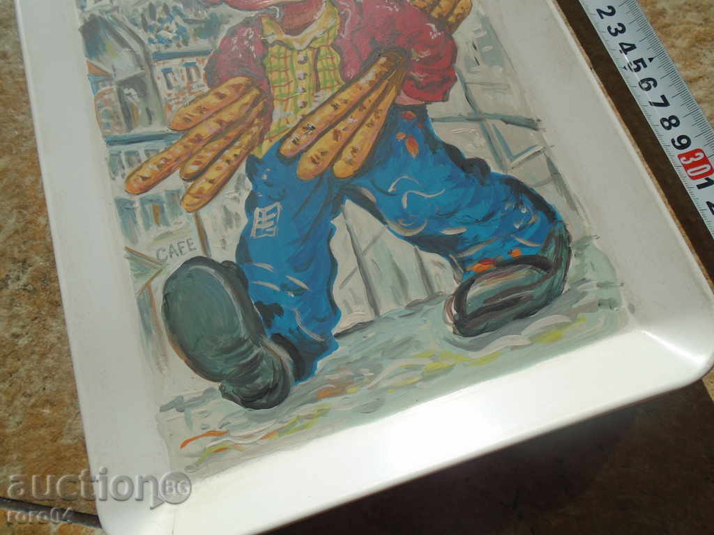 Auction PAINTED TRAY - AUTHOR ELI GOYNAROVA Auction PAINTED TRAY - AUTHOR ELI GOYNAROVA