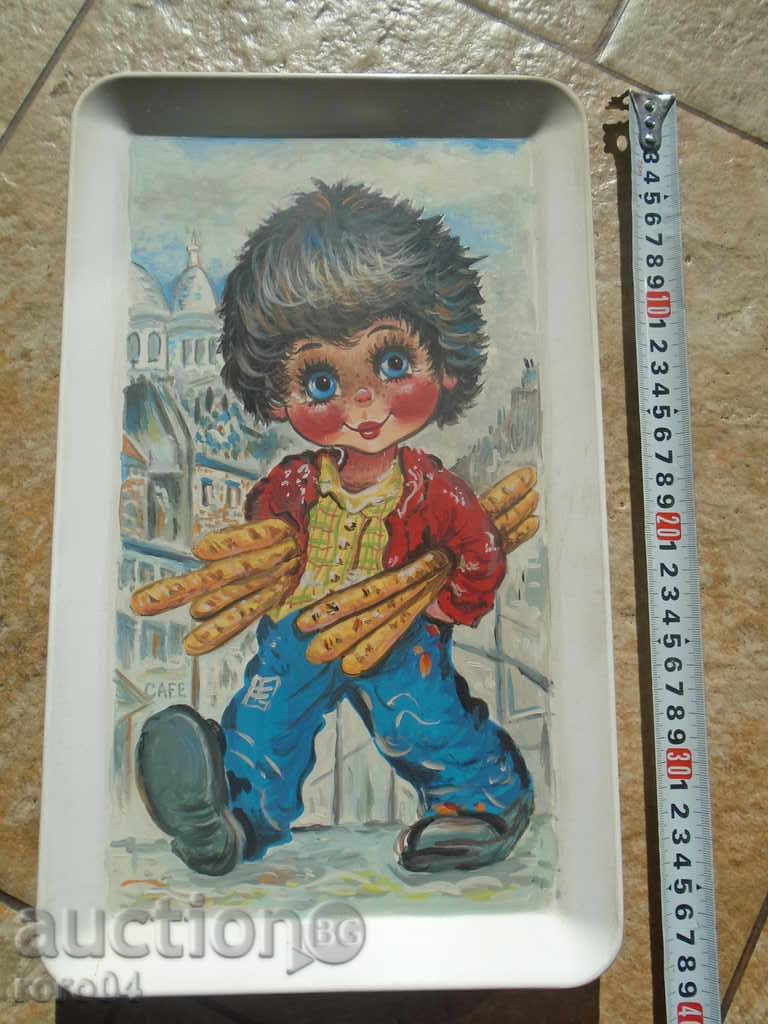 PAINTED TRAY - AUTHOR ELI GOYNAROVA - 6 PAINTED TRAY - AUTHOR ELI GOYNAROVA - 6