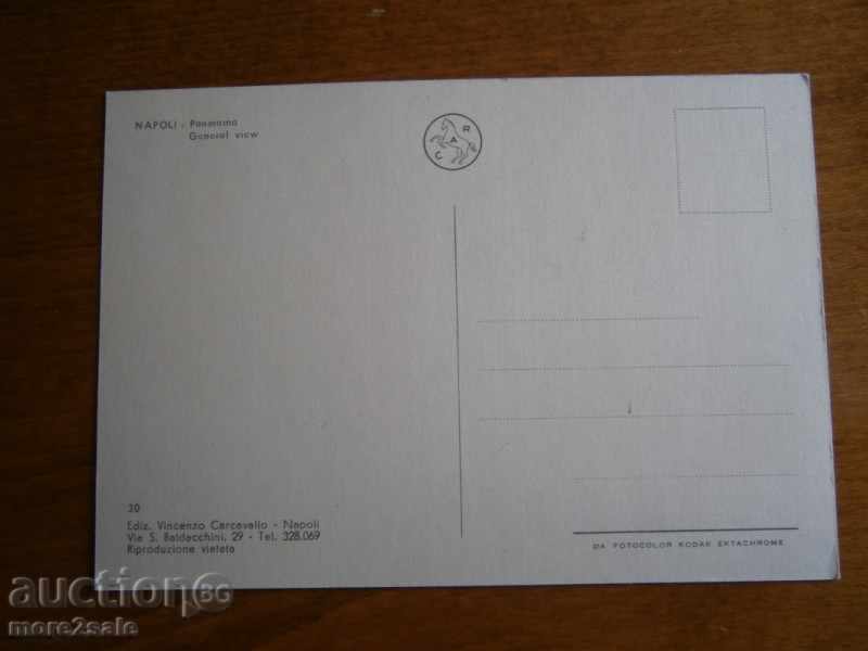 Postcard NAPOLI - NAPOLI - ITALY - 70 YEARS / 9 / with price 2.95 BGN | € 1.51