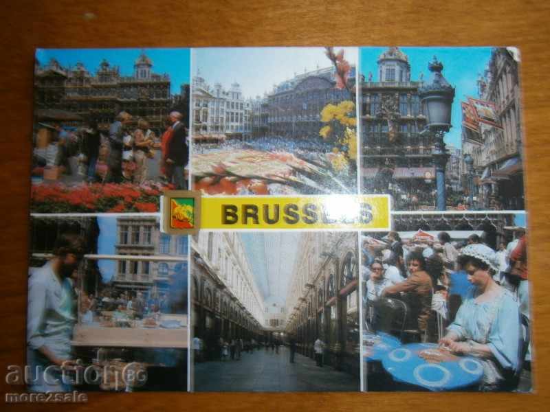 Card de Bruxelles - BRUXELLES - BELGIA - 70s