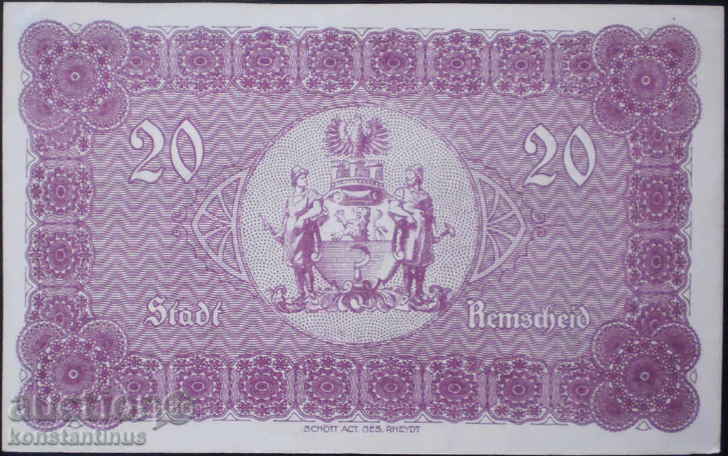 Germania 20 martie 1918 UNC Rare cu preț € 7.67 | 15.00 BGN Germania 20 martie 1918 UNC Rare cu preț € 7.67 | 15.00 BGN