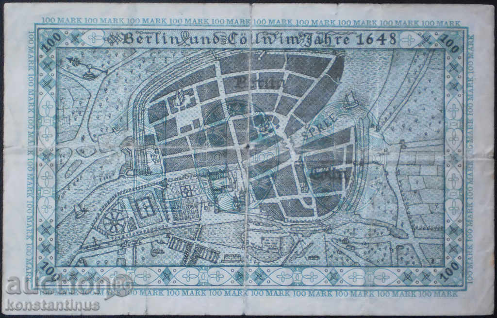 Germania 100 Mark 1922 VF Rare cu preț € 11.25 | 22.00 BGN Germania 100 Mark 1922 VF Rare cu preț € 11.25 | 22.00 BGN