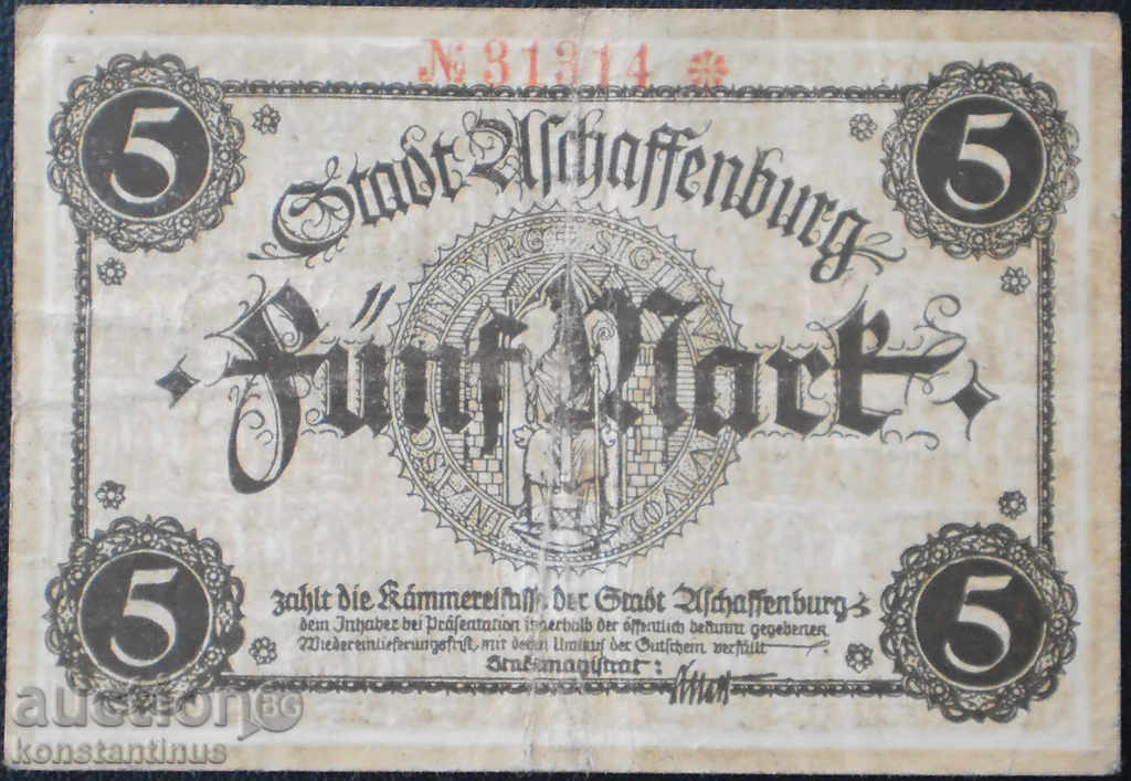 Германия 5 Марк 1919 VF Rare с цена € 6.14 | 12.01 лв. Германия 5 Марк 1919 VF Rare с цена € 6.14 | 12.01 лв.