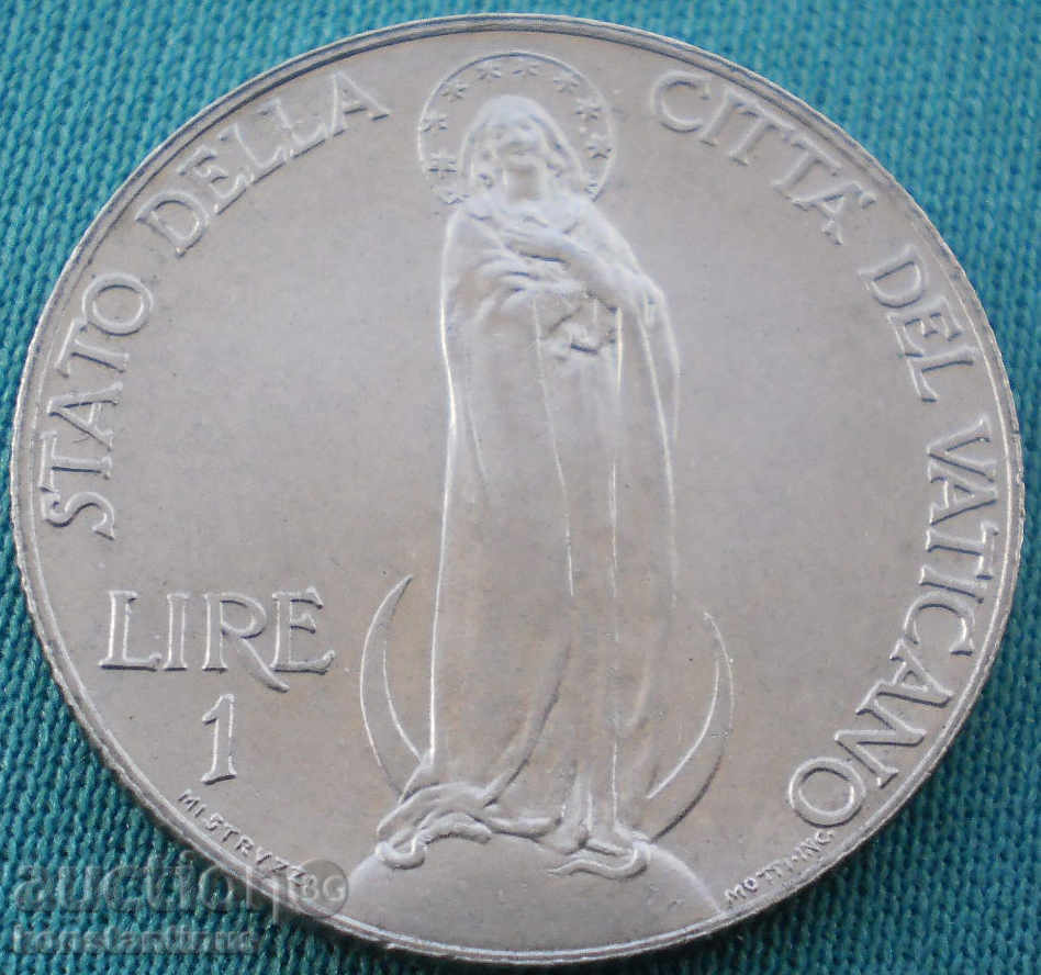 Аукцион Ватикана 1 Лира 1930 UNC Very Rarе Аукцион Ватикана 1 Лира 1930 UNC Very Rarе