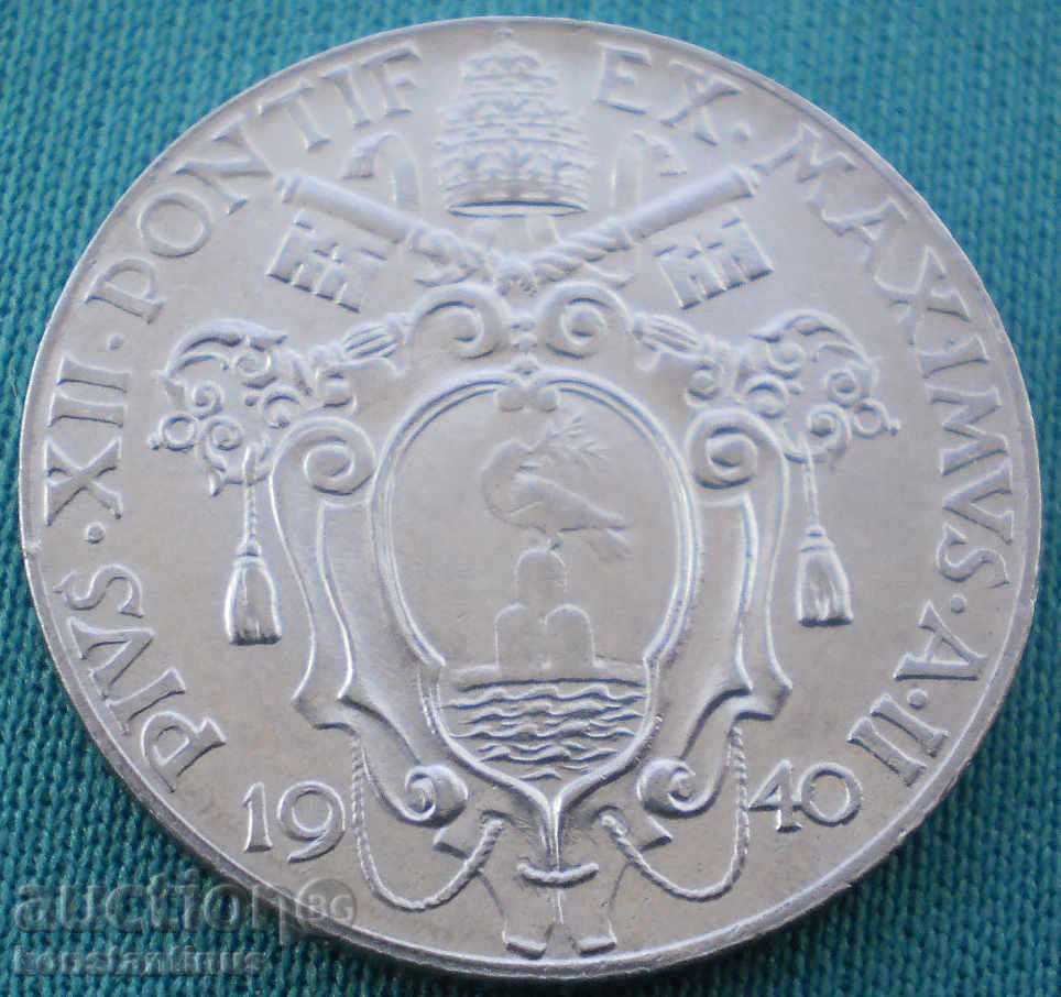 Vatican 1 Lira 1940 UNC Foarte rar cu preț € 22.50 | 44.01 BGN