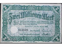 Germany 2,000,000 Mark 1923 Rare