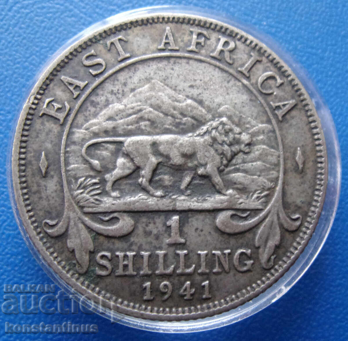 Africa de Est 1 Șiling 1941 Argint Rare