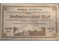 Germany 500,000 Mark 1923 Rare Variety