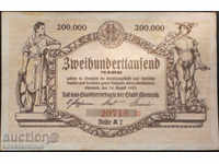 Germany 200,000 Mark 1923 Rare