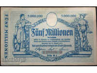 Germany 5,000,000 Mark 1923 Rare