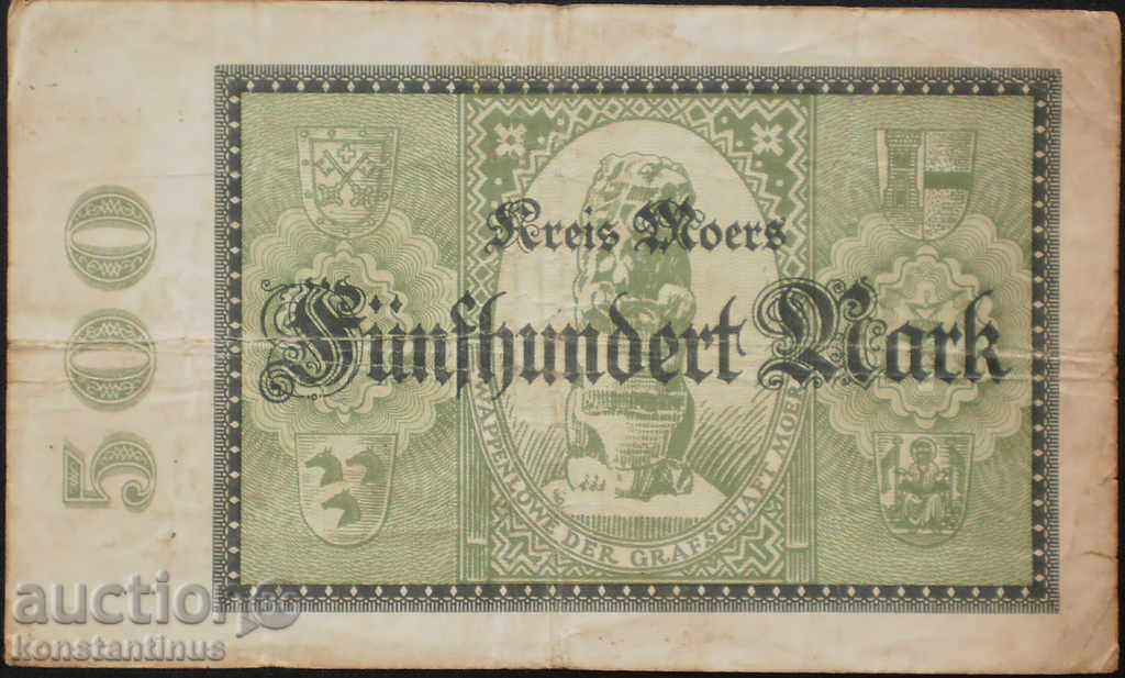 Germania 500 Mark 1922 Rare cu preț € 5.62 | 10.99 BGN