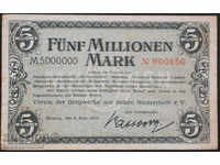 Germany 5,000,000 Mark 1923 UNC Rare