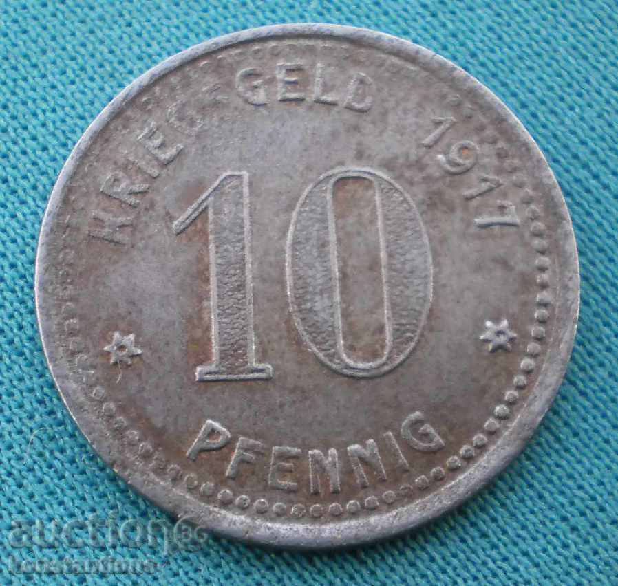 Germania 10 Pfennig 1917 Rar cu preț € 7.67 | 15.00 BGN