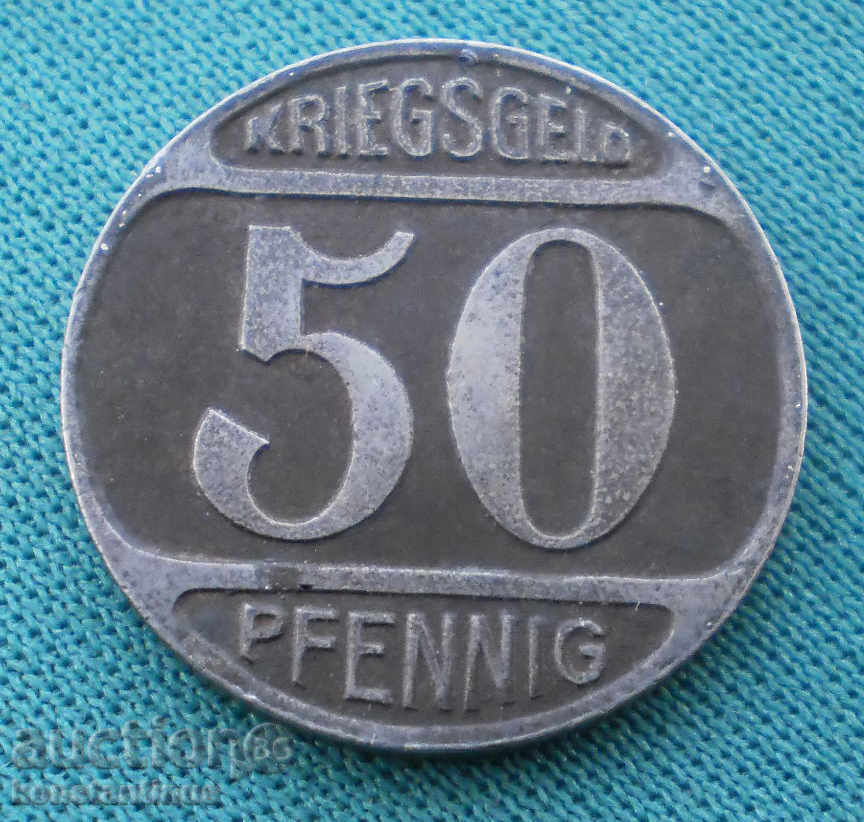 Germania 50 Pfennig 1918 Rare cu preț € 11.25 | 22.00 BGN Germania 50 Pfennig 1918 Rare cu preț € 11.25 | 22.00 BGN