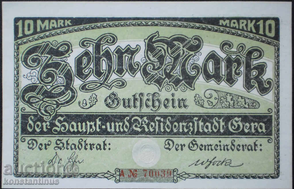 Germania 10 mar 1919 UNC Rare cu preț € 7.67 | 15.00 BGN
