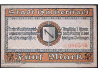 Germany 5 Mark 1918 UNC Rare Variety