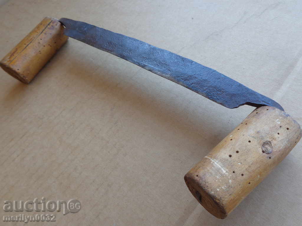 Vechi din fier forjat lemn instrument RUKAN razatoare - 6 Vechi din fier forjat lemn instrument RUKAN razatoare - 6