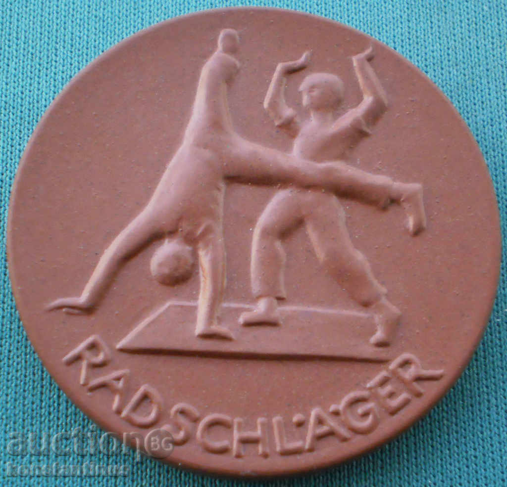 Germania Düsseldorf Radschläg Porțelan 1923 UNC Rare 41mm. cu preț € 20.45 | 40.00 BGN