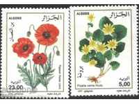 Καθαρό Μάρκες Χλωρίδα Λουλούδια του 1997 από την Αλγερία