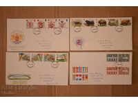 9 pcs. Envelopes / FDC United Kingdom 1984 - full collection