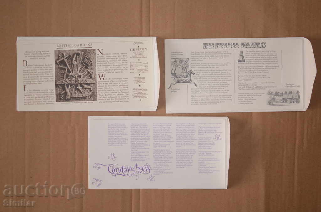 Delivery of 7 pcs. Envelopes / FDC Great Britain 1983 - full collection Delivery of 7 pcs. Envelopes / FDC Great Britain 1983 - full collection