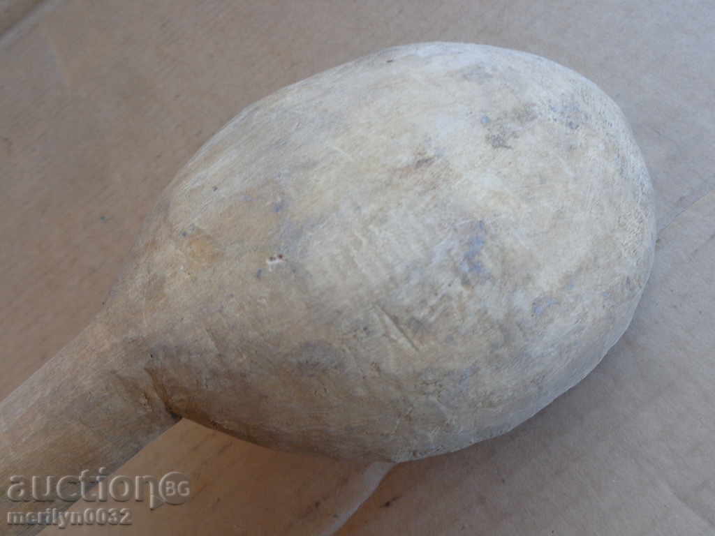 Very old wooden spoon, ladle, wooden - 5 Very old wooden spoon, ladle, wooden - 5