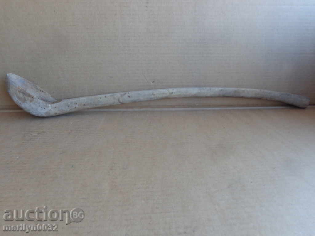 Very old wooden spoon, ladle, wooden - 7 Very old wooden spoon, ladle, wooden - 7