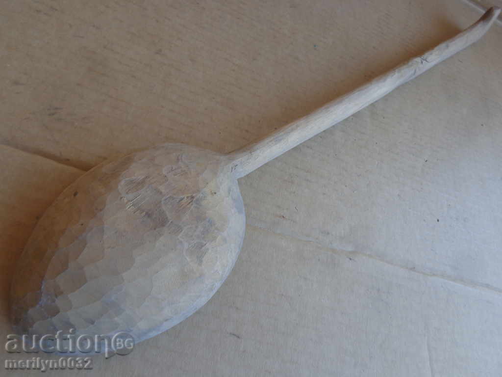 Very old wooden spoon, ladle, wooden with price 45.00 BGN | € 23.01