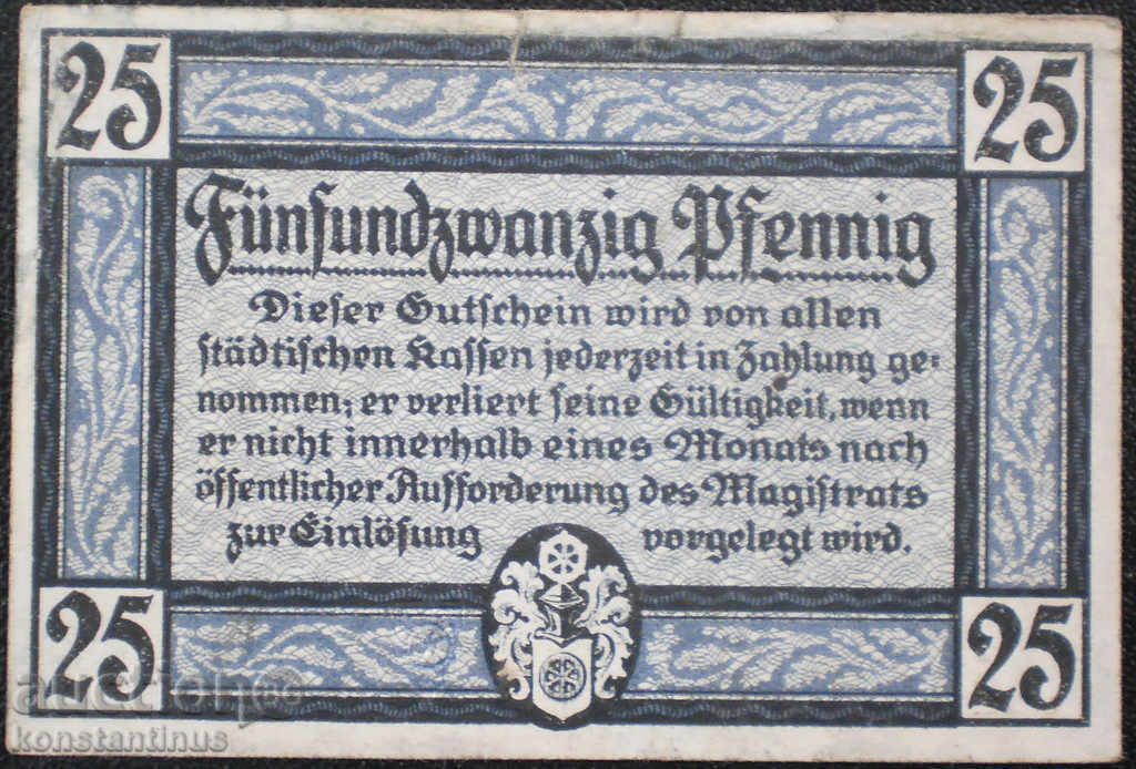 Germania 25 Pfennig 1920 Rare cu preț € 2.05 | 4.01 BGN