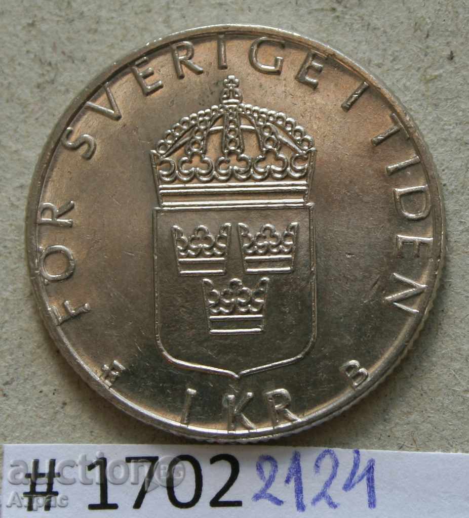 1 Krona 1998 Suedia