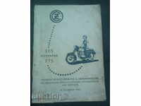 Motorcycle PS 125cc, model 453, 175cc, model 450