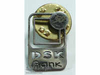 10420 Bulgaria sign DSK Bank on a pin