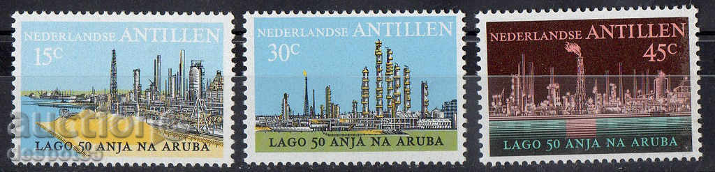 1974. Dutch Antilles. 50 years oil extraction in Aruba.