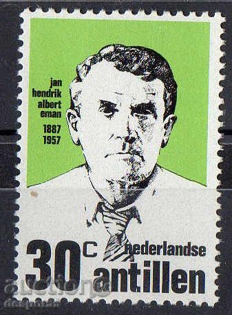 1973. Ολλανδικές Αντίλλες. Jan Hedrik Albert, γενεαλογία.
