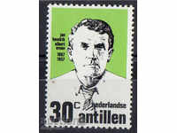 1973. Dutch Antilles. Jan Hedrik Albert, genealogist.