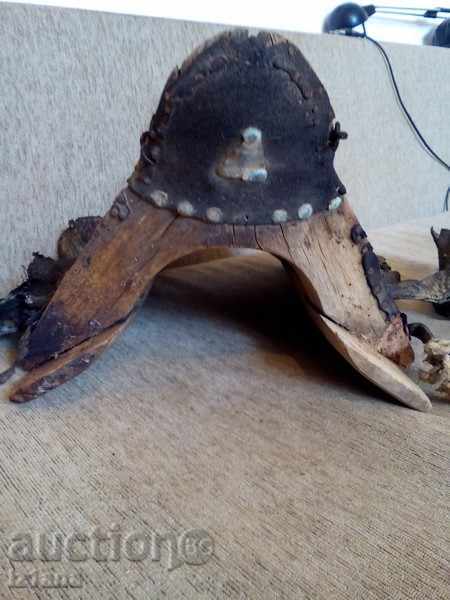 Antique saddle for a goat, ram - 5 Antique saddle for a goat, ram - 5