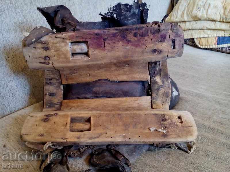 Antique saddle for a goat, ram - 7 Antique saddle for a goat, ram - 7