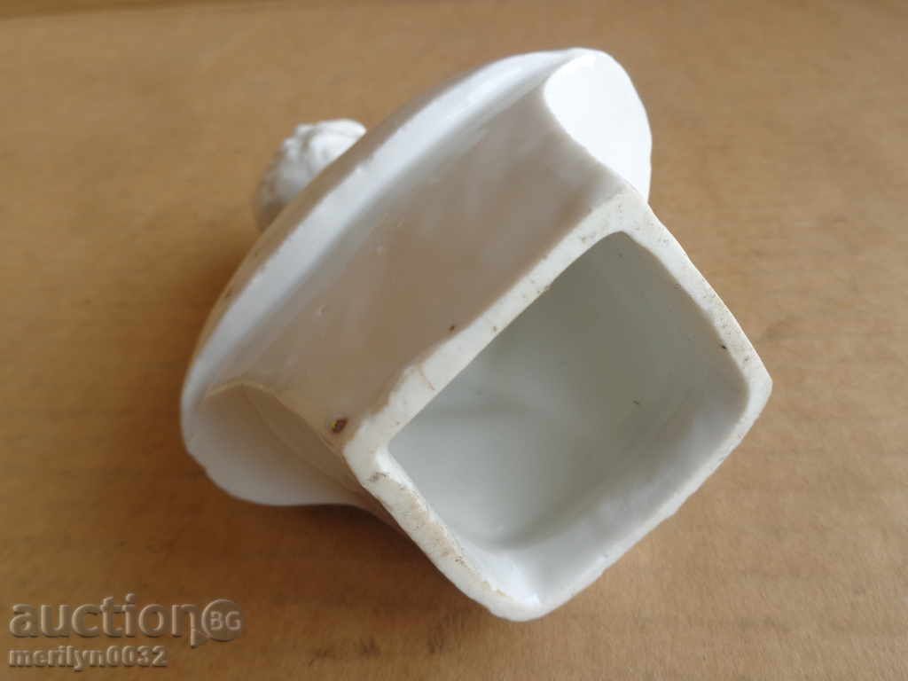 Bust Hristo Botev figure statuette wounded social porcelain NRB - 7 Bust Hristo Botev figure statuette wounded social porcelain NRB - 7