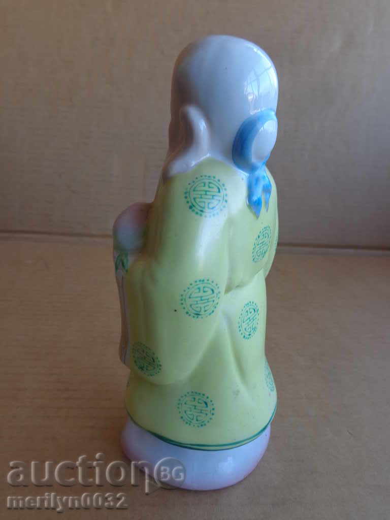 Figure porcelain chinese statuette figurine of mandarin - 7