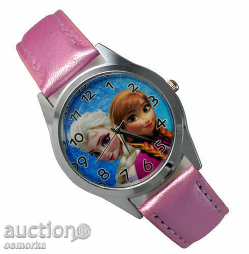 Clock for Girls Frozen Gingerbread Kingdom Anna Elsa
