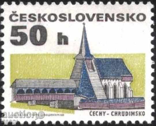 Чиста марка Архитектура 1992 от Чехословакия