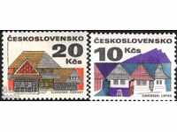 Чисти марки  Архитектура 1972 от Чехословакия
