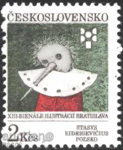 Καθαρό σήμα Μπιενάλε Εικονογράφηση 1992 Τσεχοσλοβακίας