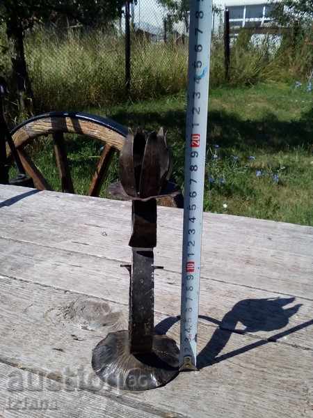 Wrought iron candlestick with price 9.00 BGN | € 4.60 Wrought iron candlestick with price 9.00 BGN | € 4.60