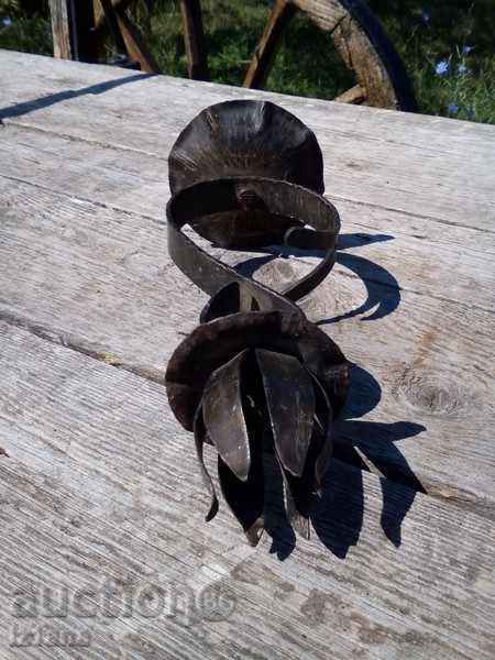 Wrought iron candlestick - 6 Wrought iron candlestick - 6