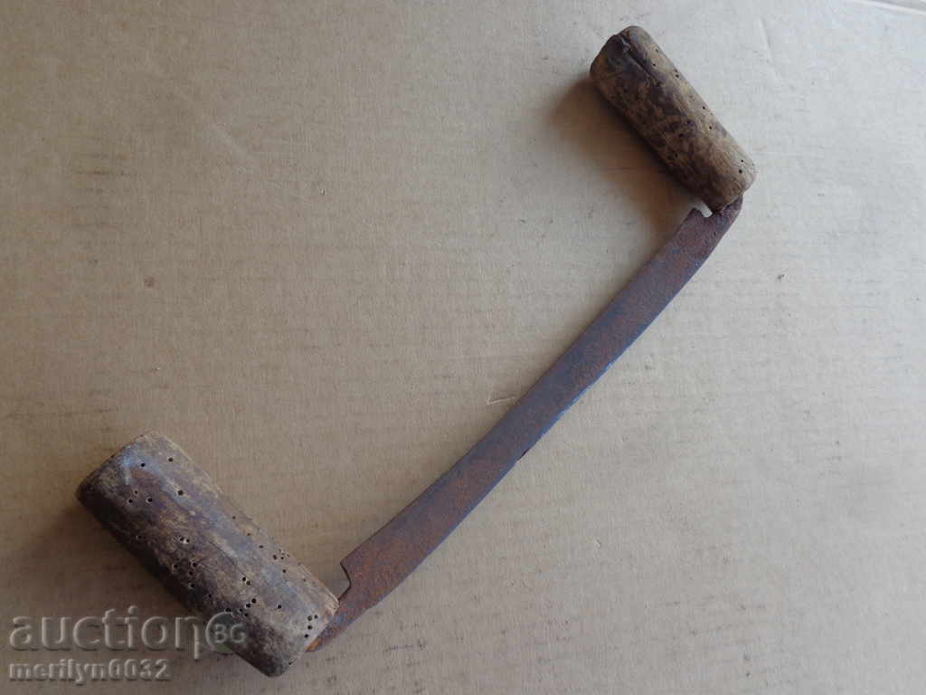 Vechi din fier forjat lemn instrument RUKAN razatoare - 6 Vechi din fier forjat lemn instrument RUKAN razatoare - 6